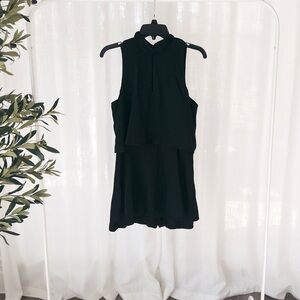 Black Sleeveless Romper